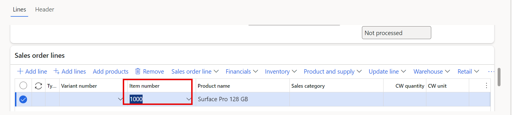 Add Financial Dimensions to Sales Orders 