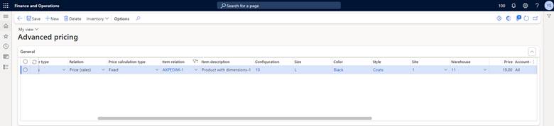 Advanced Pricing Processing
