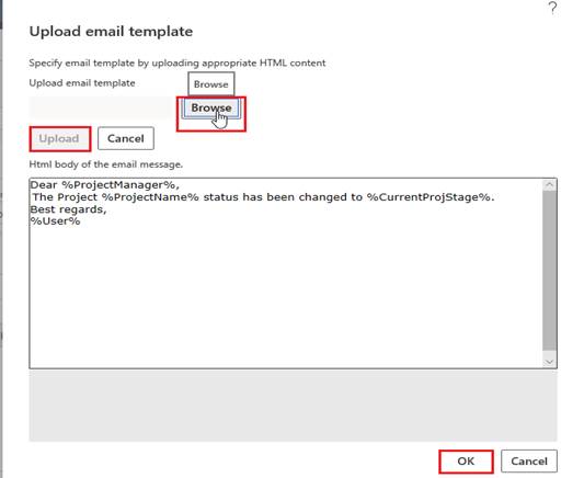 Project Email Notifications